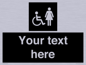 Custom information: black panel disabled and female